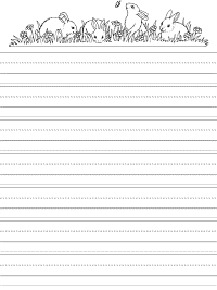 Seasonal and holidays printable lined