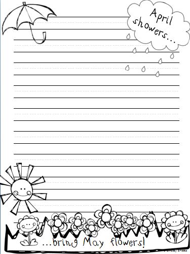 All the writing paper styles you need for holiday and seasonal writing through march aprilâ lined writing paper writing paper template writing paper printable