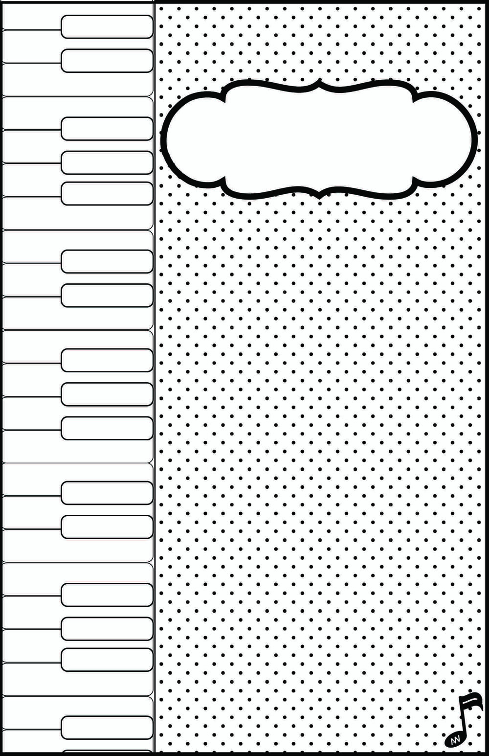 Spring minty music coloring page â leila viss pk