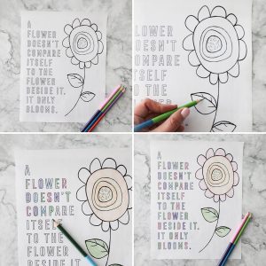 Spring coloring pages free printable