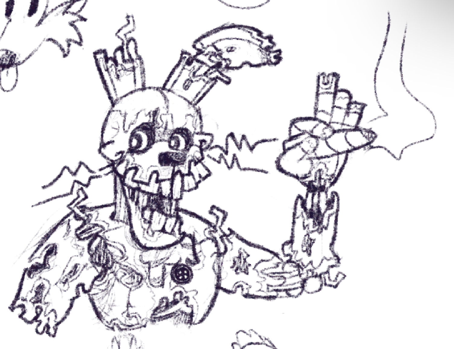 Springtrap smoking stoagie by koopsydoopsy on