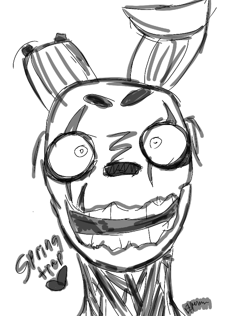 Springtrap drawing