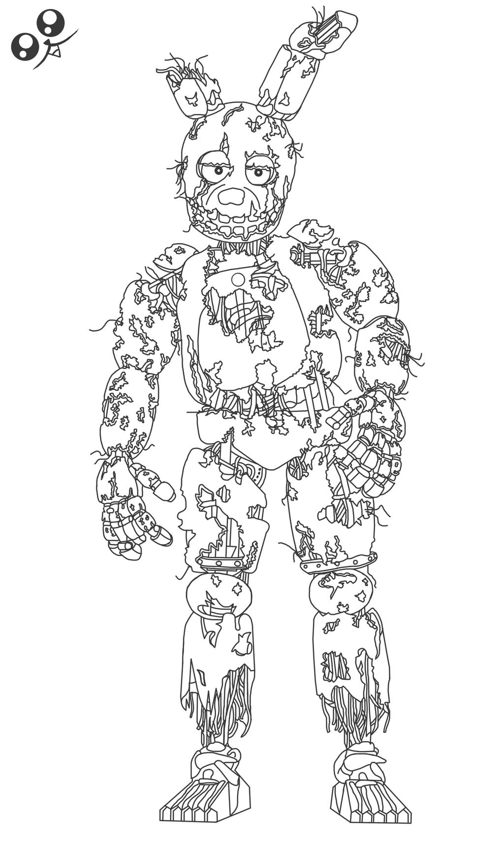 Springtrap fnaf by superprimo on