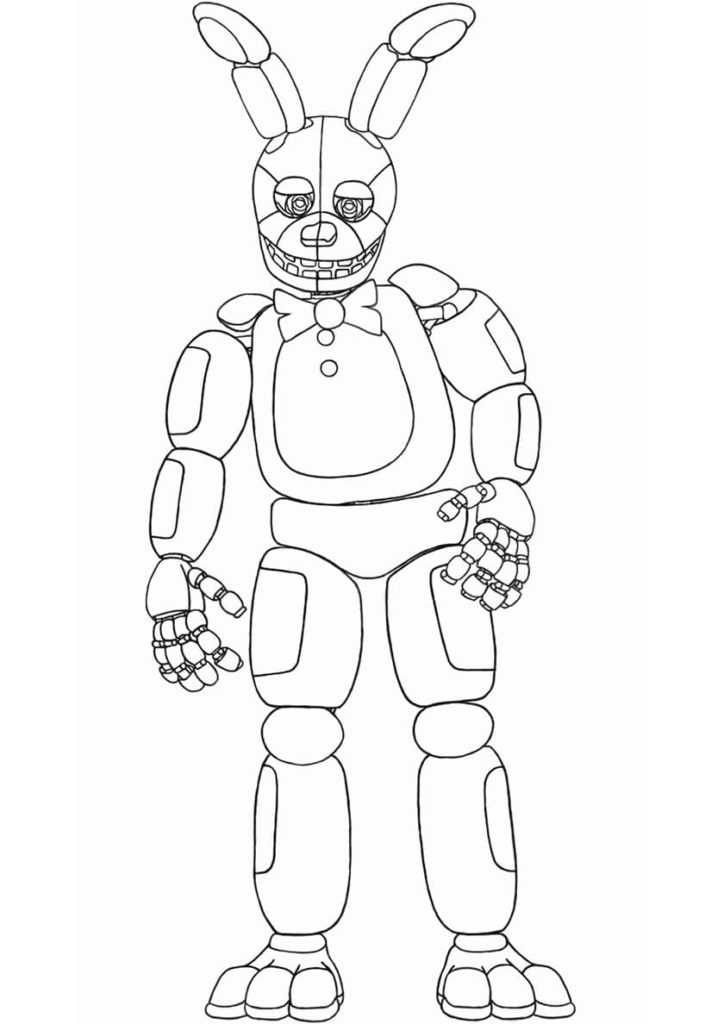 Five nights at freddys coloring pages