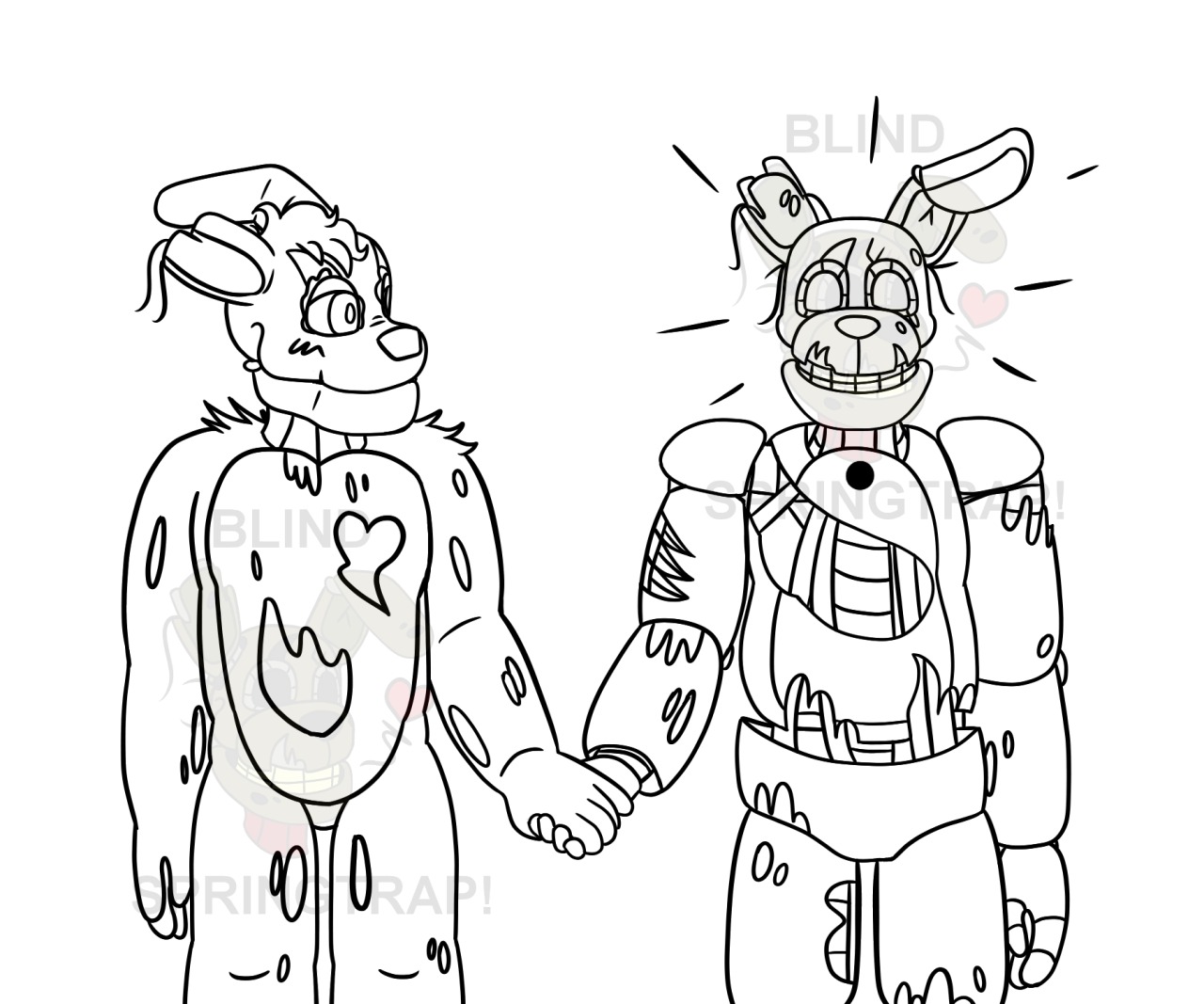 Blind springtrap