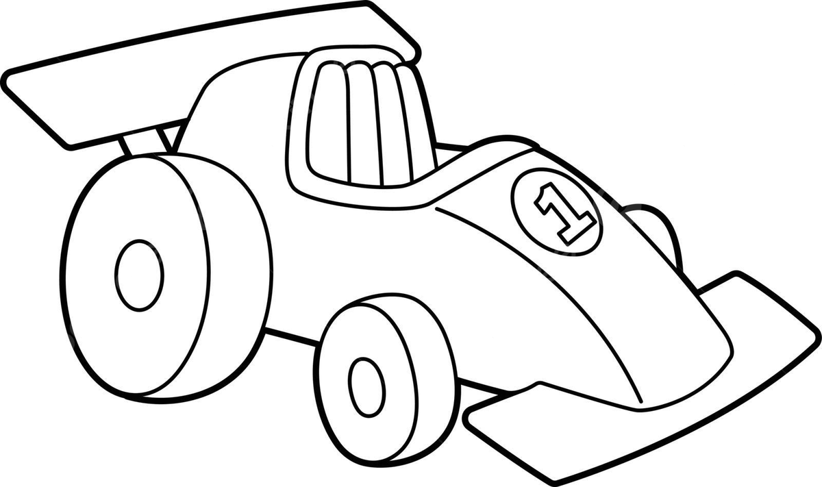 Race car coloring page isolated for kids toddler motor racing coloring book vector car drawing book drawing ring drawing png and vector with transparent background for free download