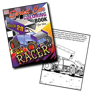 Lil racer coloring book rifes racing collectibles