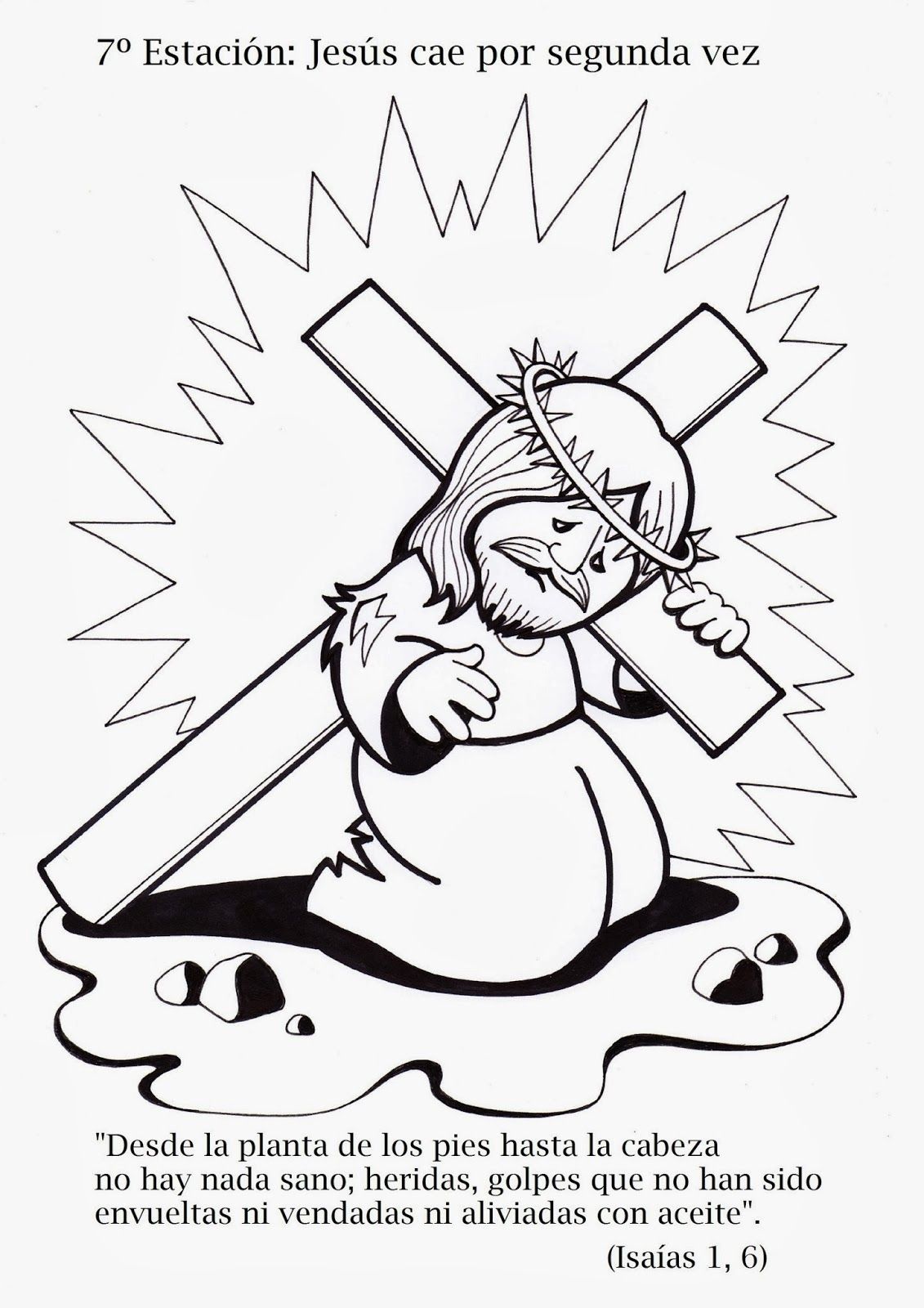 Pin en via crucis