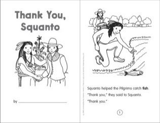 Thank you squanto mon nouns around the year cut paste mini