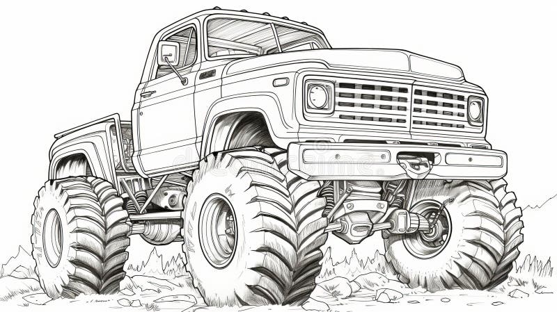 Chevy truck stock illustrations â chevy truck stock illustrations vectors clipart
