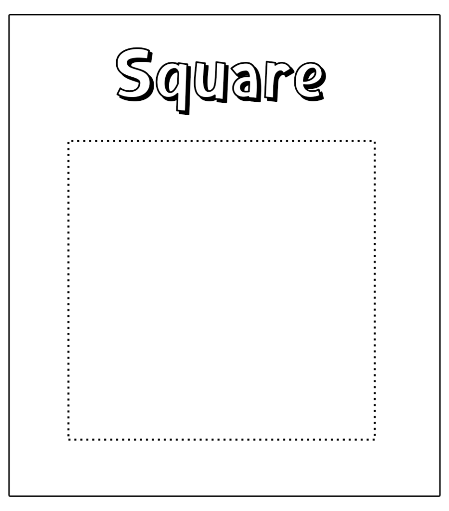Trace color shape flash cards printable shape flash cards