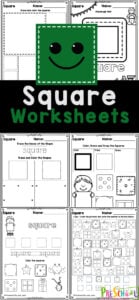 Ð free printable square shape worksheets for preschool