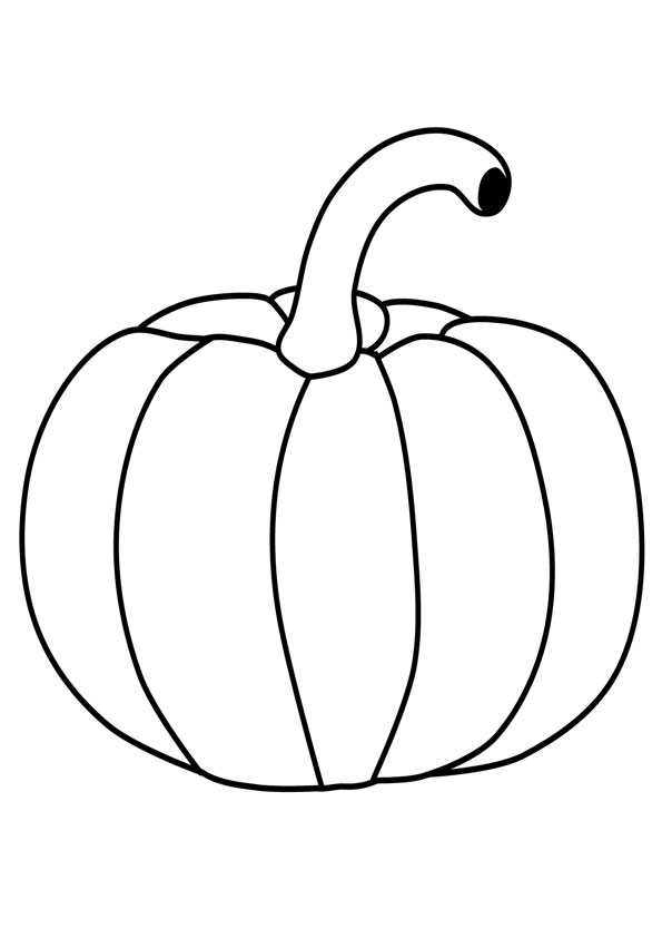 Coloring pages pumpkin vegetable coloring page