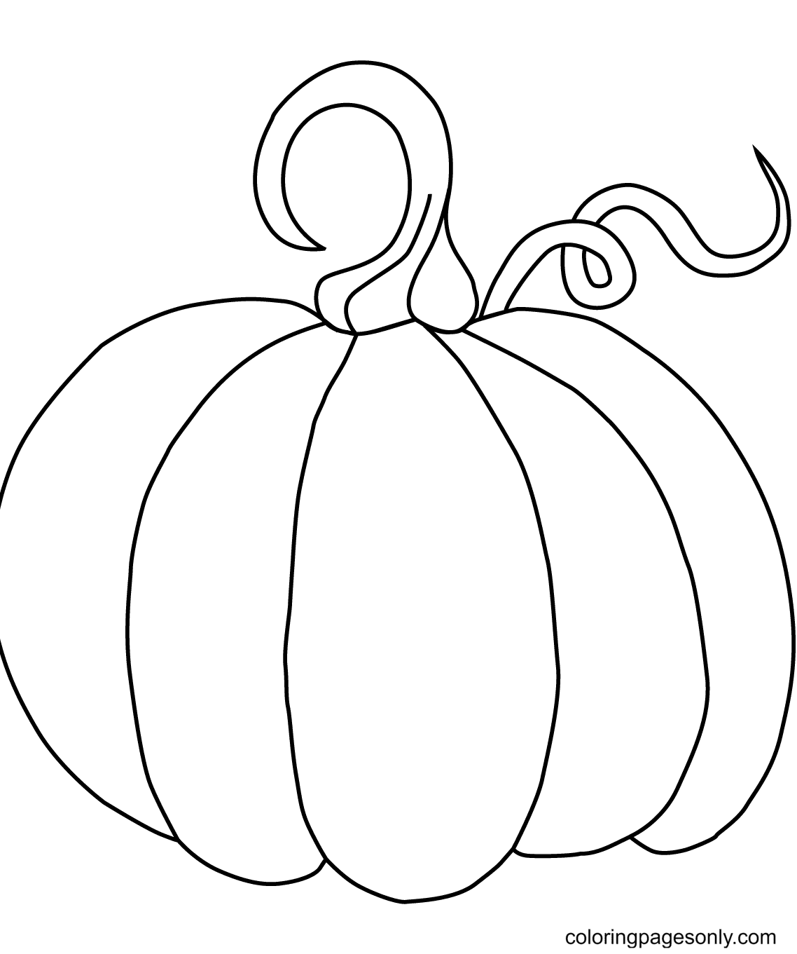 Pumpkin coloring pages printable for free download