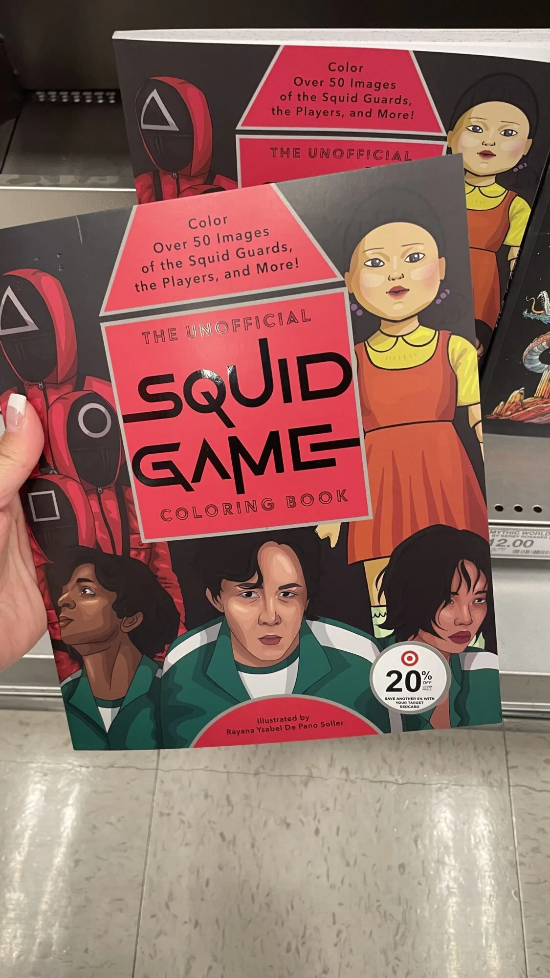 You can get a squid game coloring book because why not
