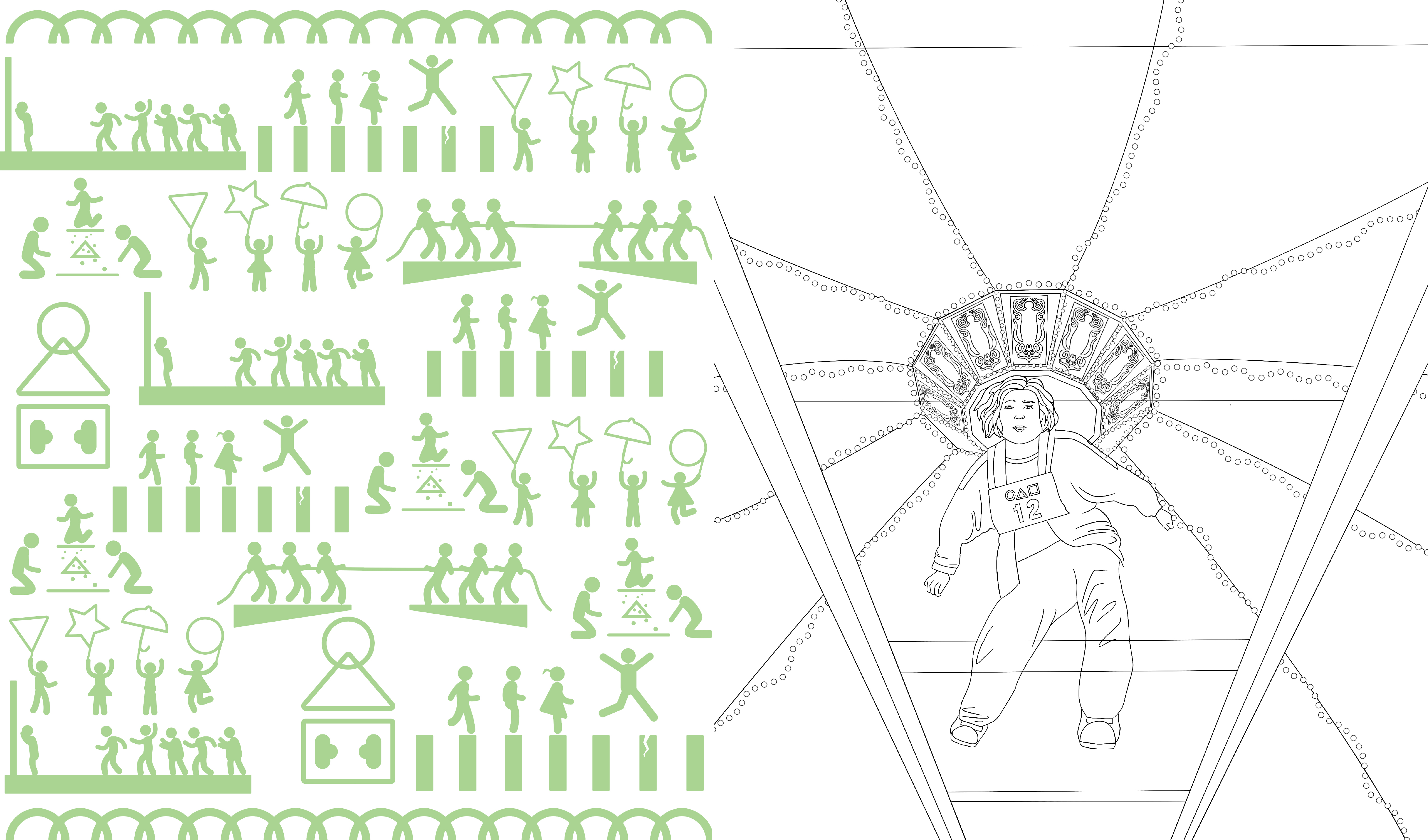 The unofficial squid game coloring book by editors of epic ink at a glance the group