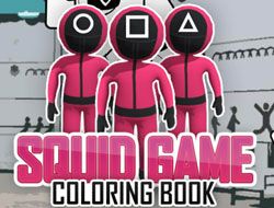 Squid game coloring book