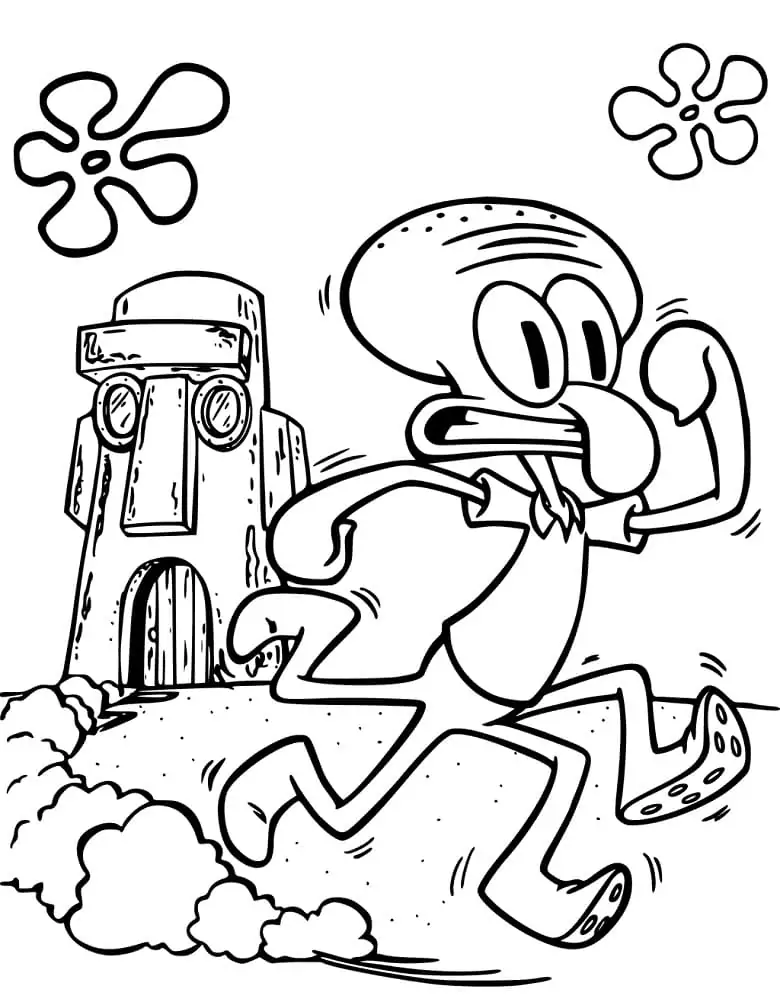 Squidward malvorlagen