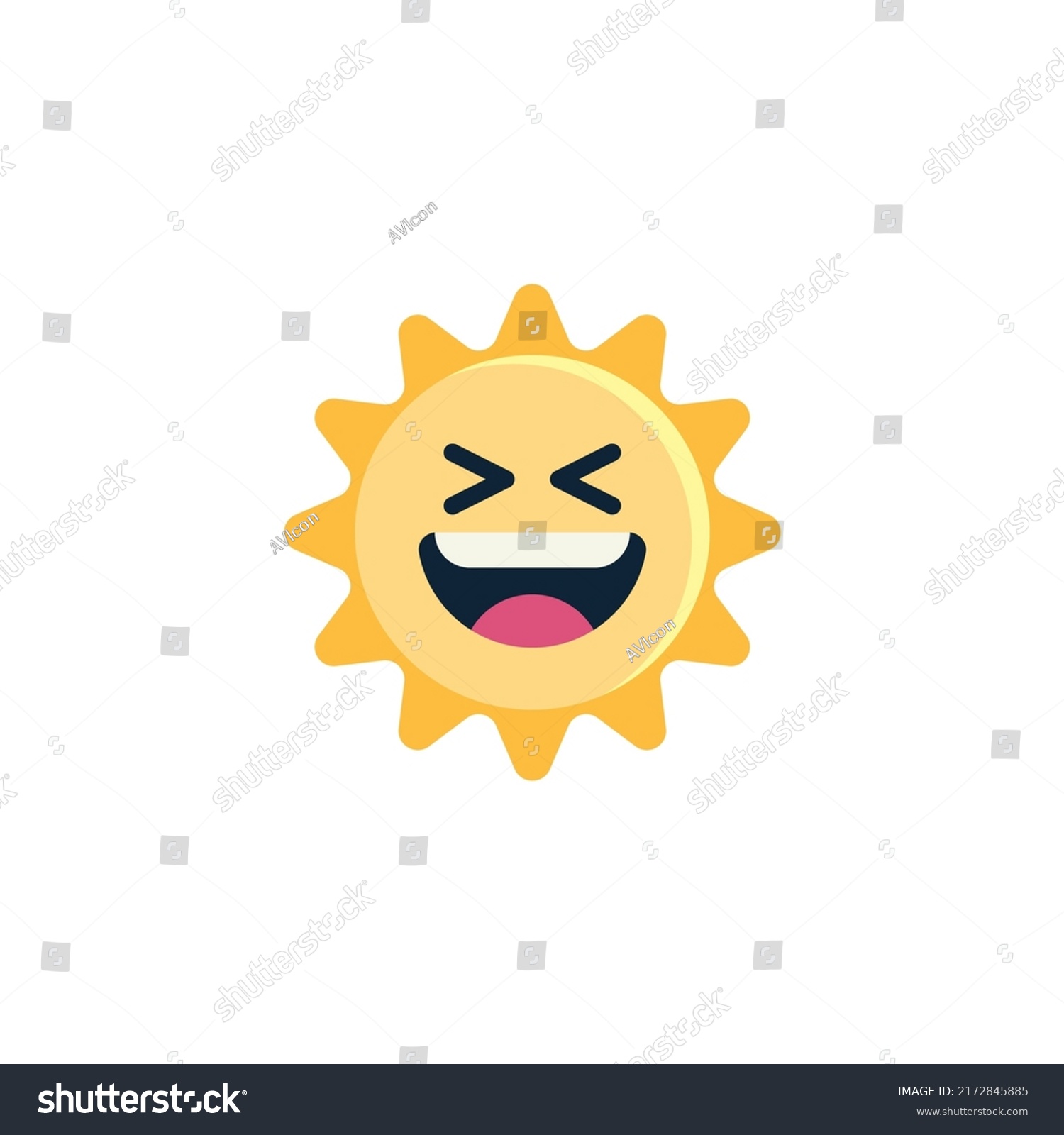 Squinting sun over royalty