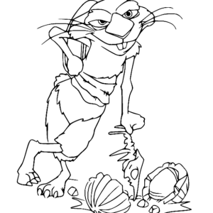 Ice age coloring pages printable for free download