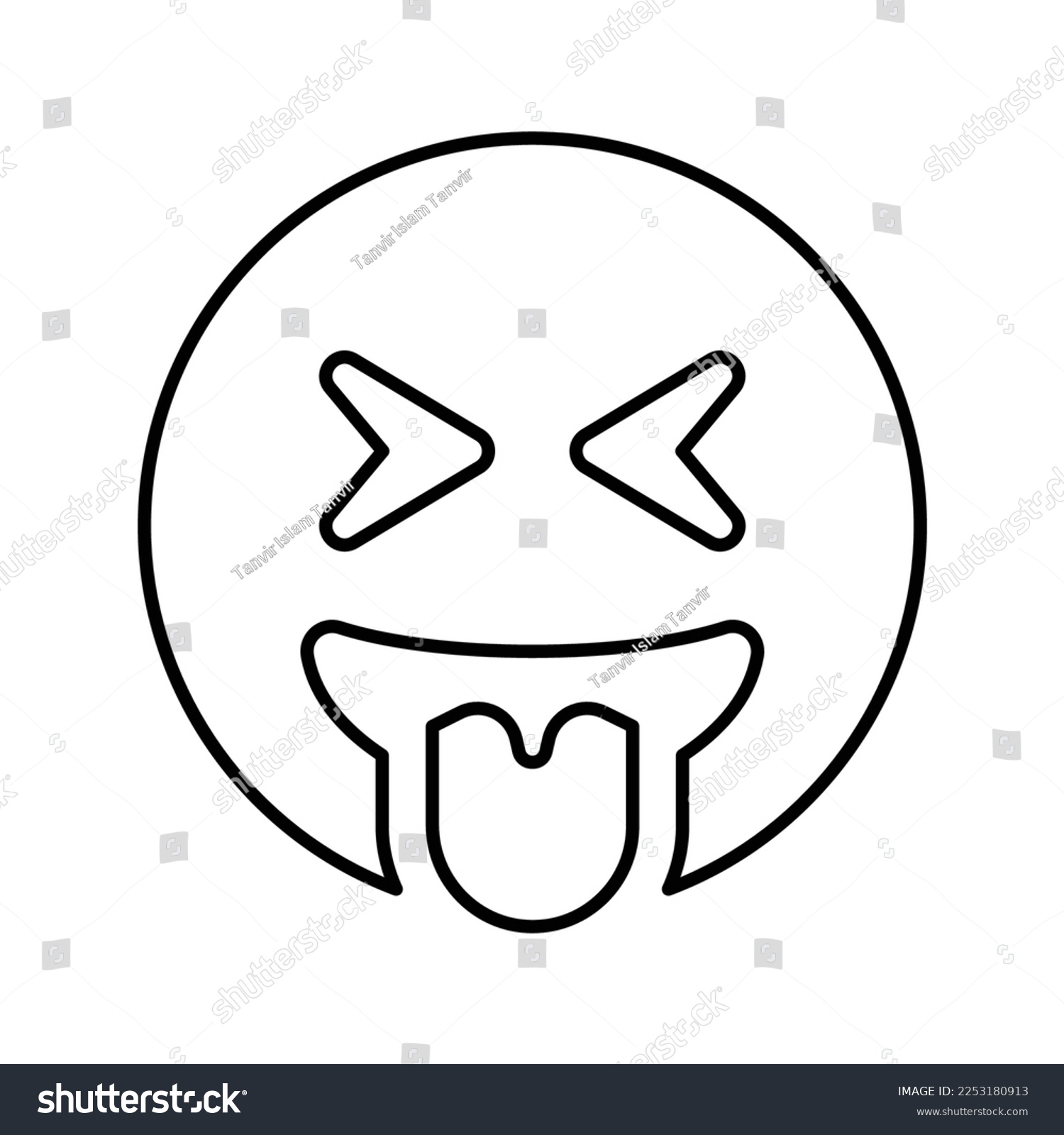 Squinting vector images stock photos vectors