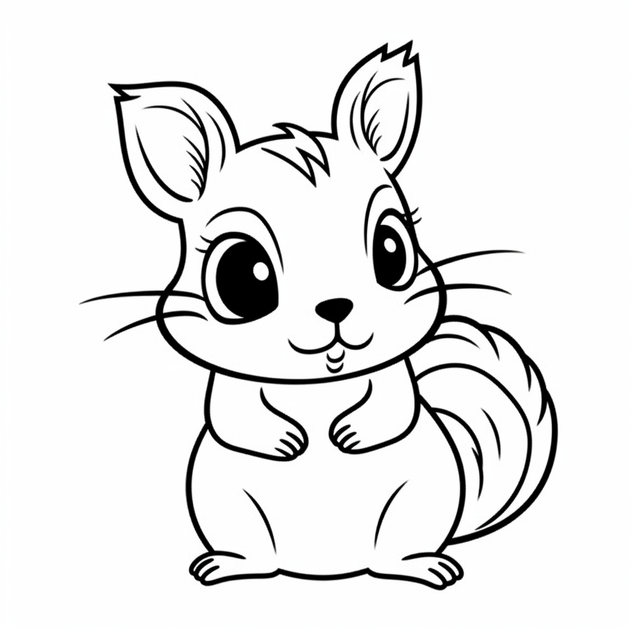 Cute cartoon squirrel coloring page car drawing cartoon drawing squirrel drawing png transparent image and clipart for free download
