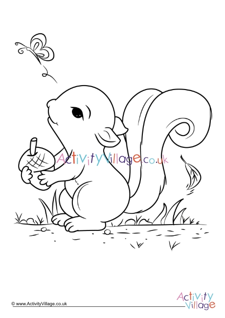 Squirrel louring page
