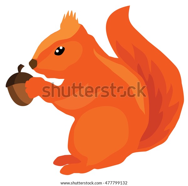 Squirrels eating acorns over royalty
