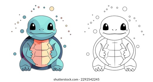 Squirtle over royalty