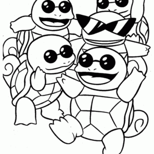 Squirtle coloring pages printable for free download
