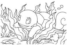 Squirtle coloring pages ideas squirtle coloring pages water type pokemon