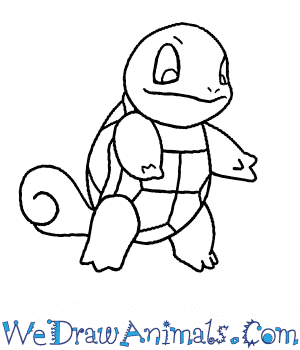 How to draw squirtle pokemon