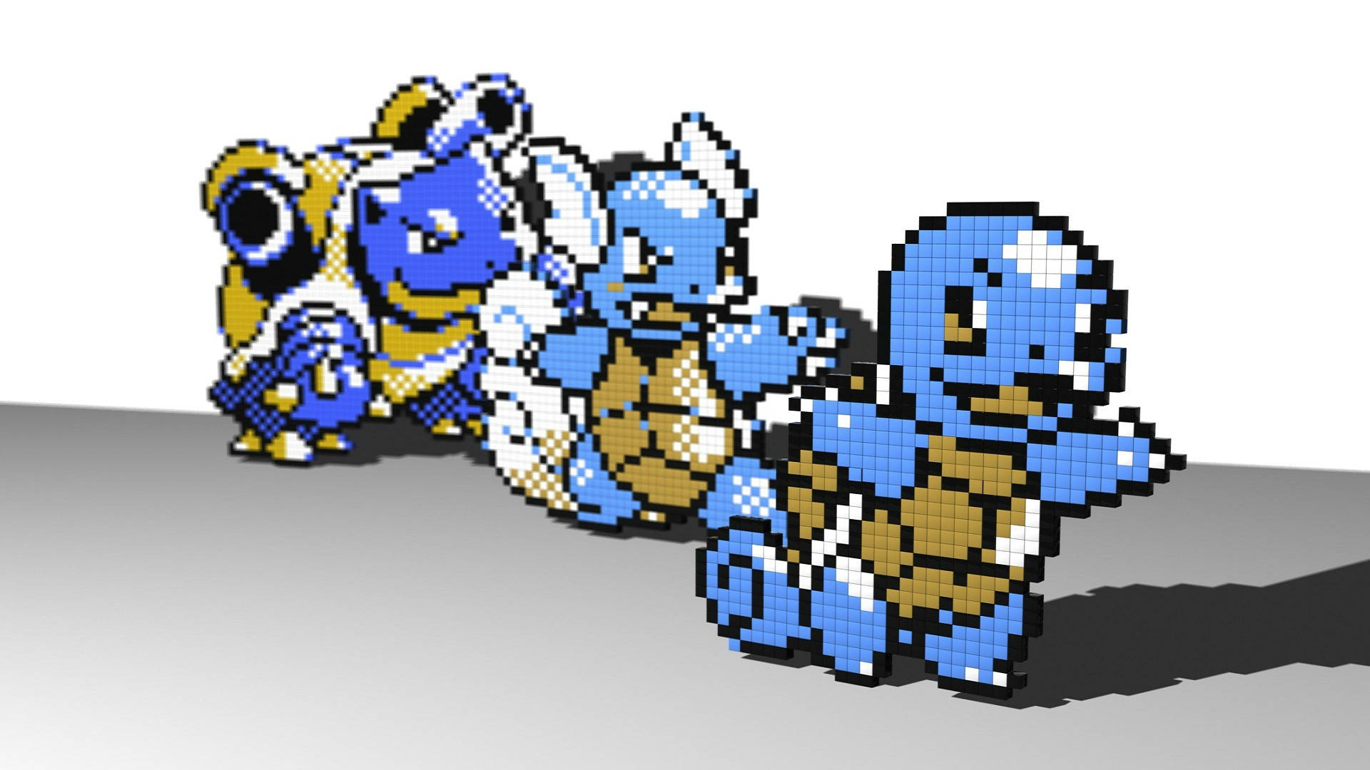 Download the evolution of squirtle wallpaper