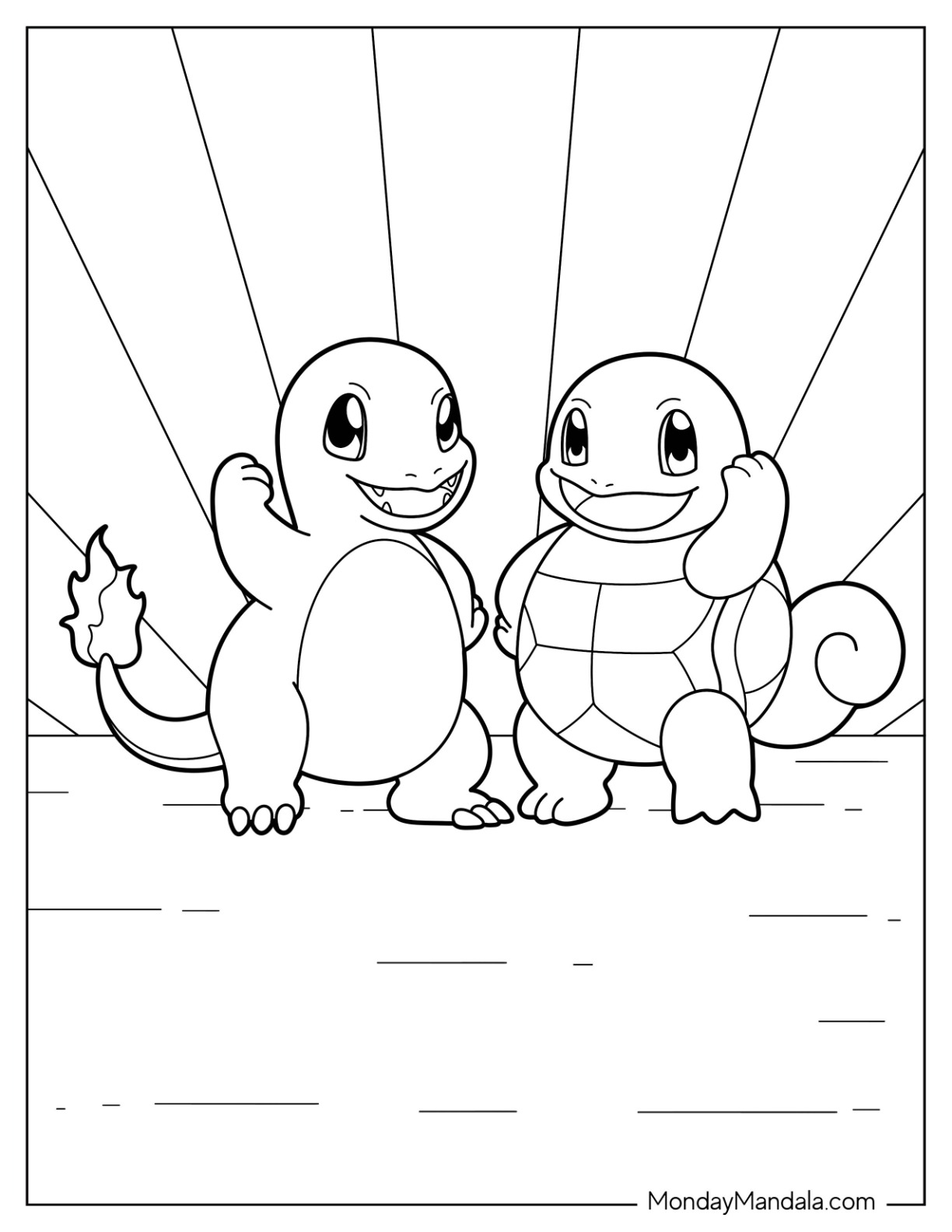 Charmander coloring pages free pdf printables
