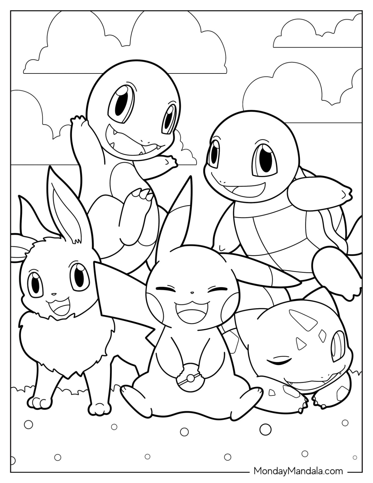 Charmander coloring pages free pdf printables