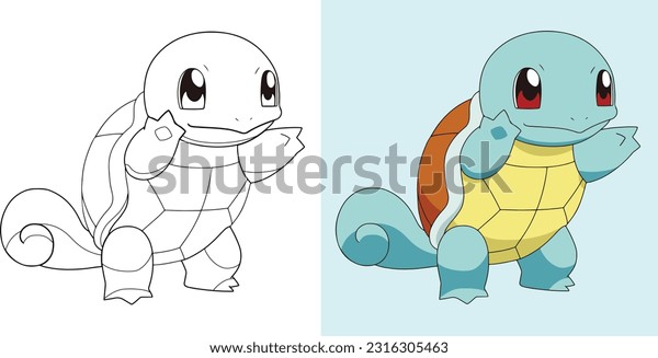 Squirtle over royalty