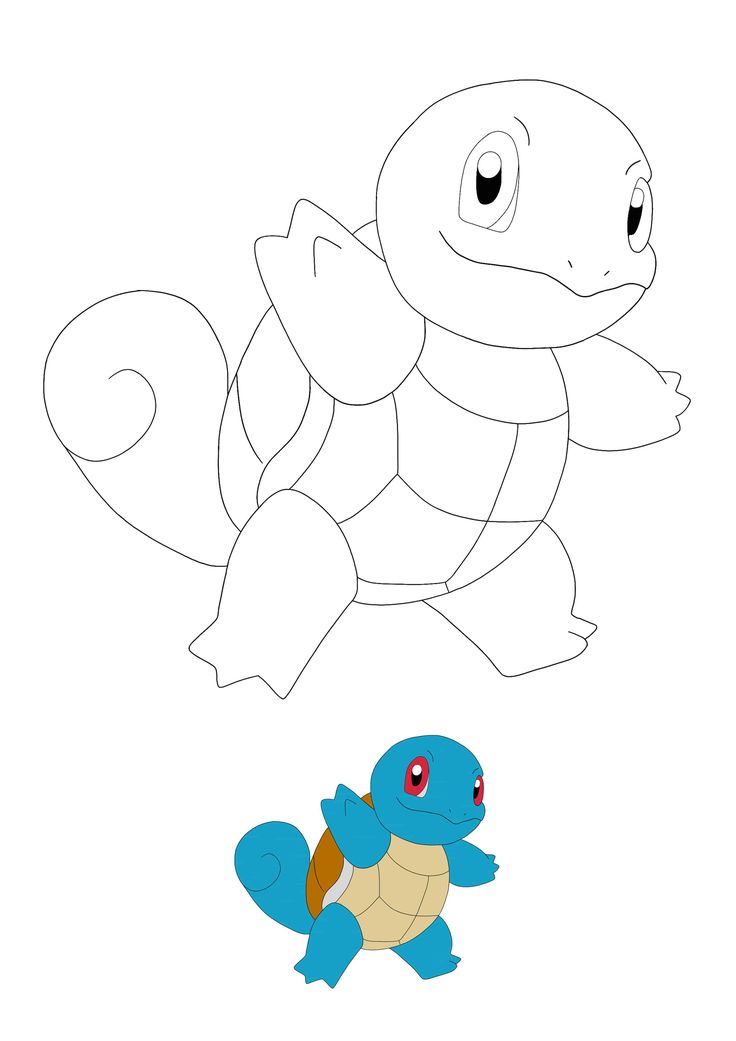 Kawaii pokemon squirtle coloring page with sample pokemon coloring pages disney coloring pages pokemon coloring