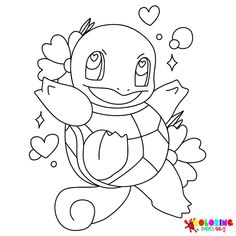 Squirtle coloring pages ideas squirtle coloring pages water type pokemon