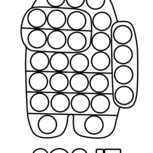 Pop it coloring pages printable for free download