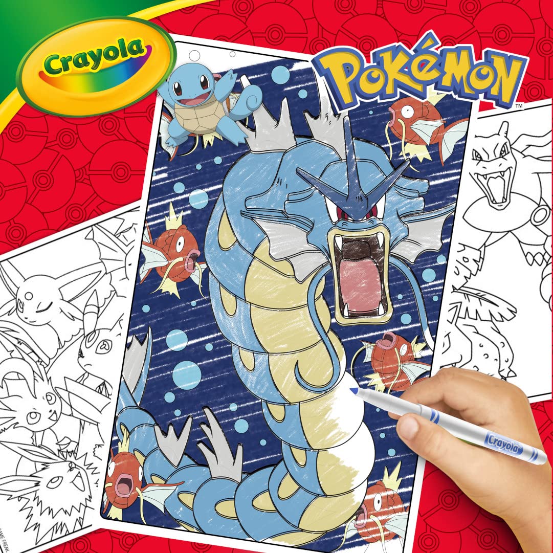Crayola pokãmon imagination art set pcs kids art kit includes pokemon coloring pages pokemon gifts for kids ages everything else