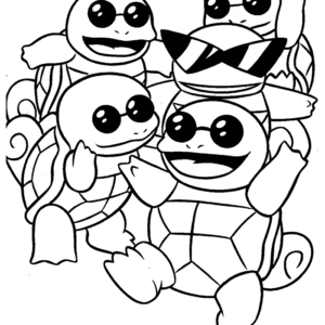 Squirtle coloring pages printable for free download
