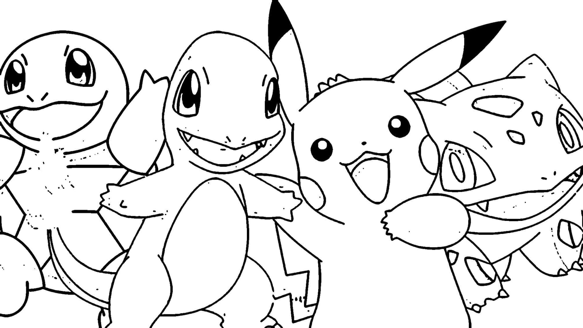 Download put your coloring skills to the test with this challenging pokemon image