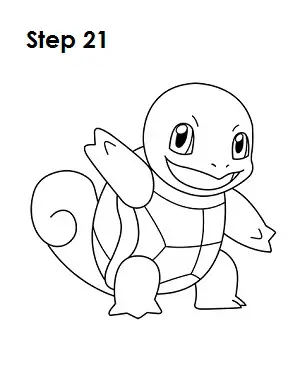 How to draw squirtle
