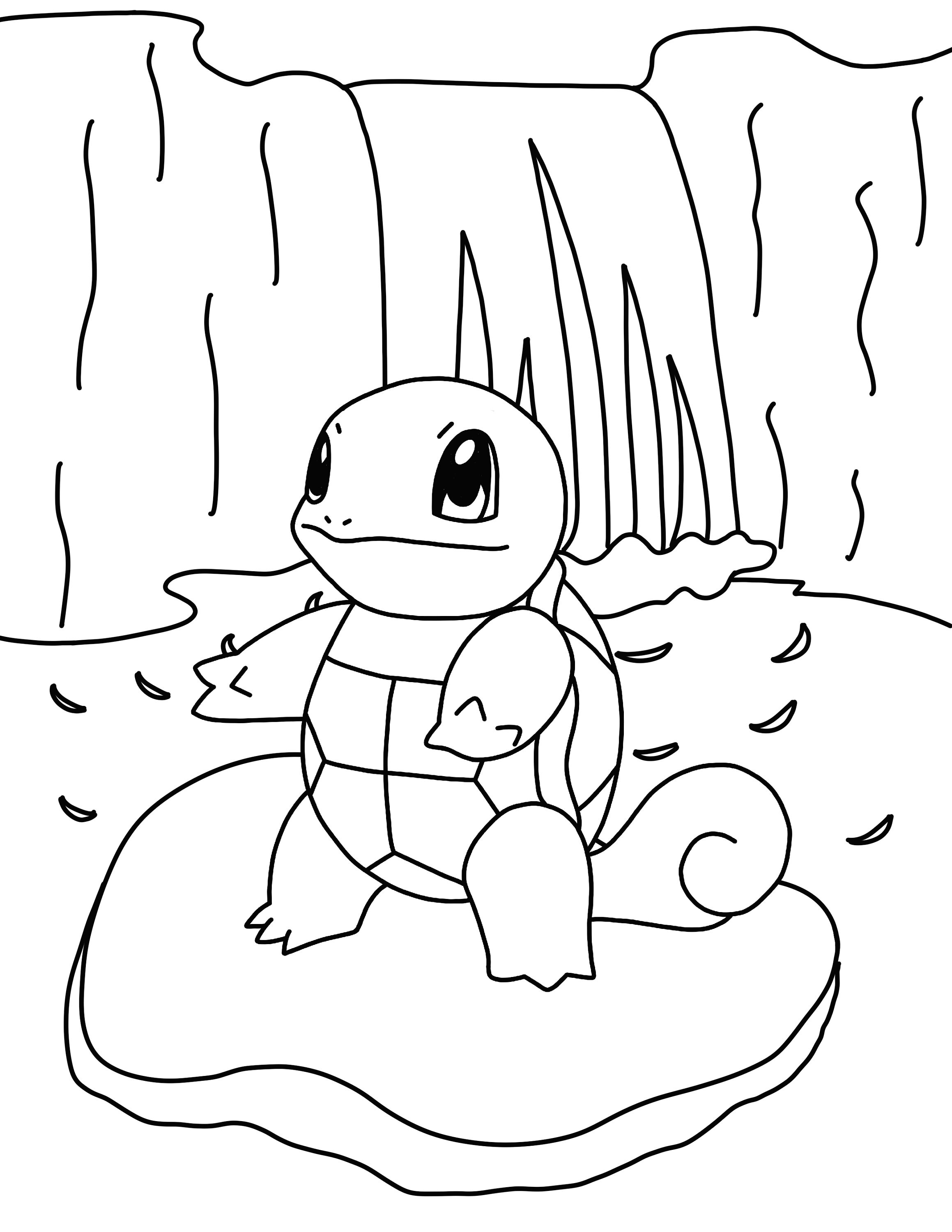 Easy pokemon coloring book drawings instant download