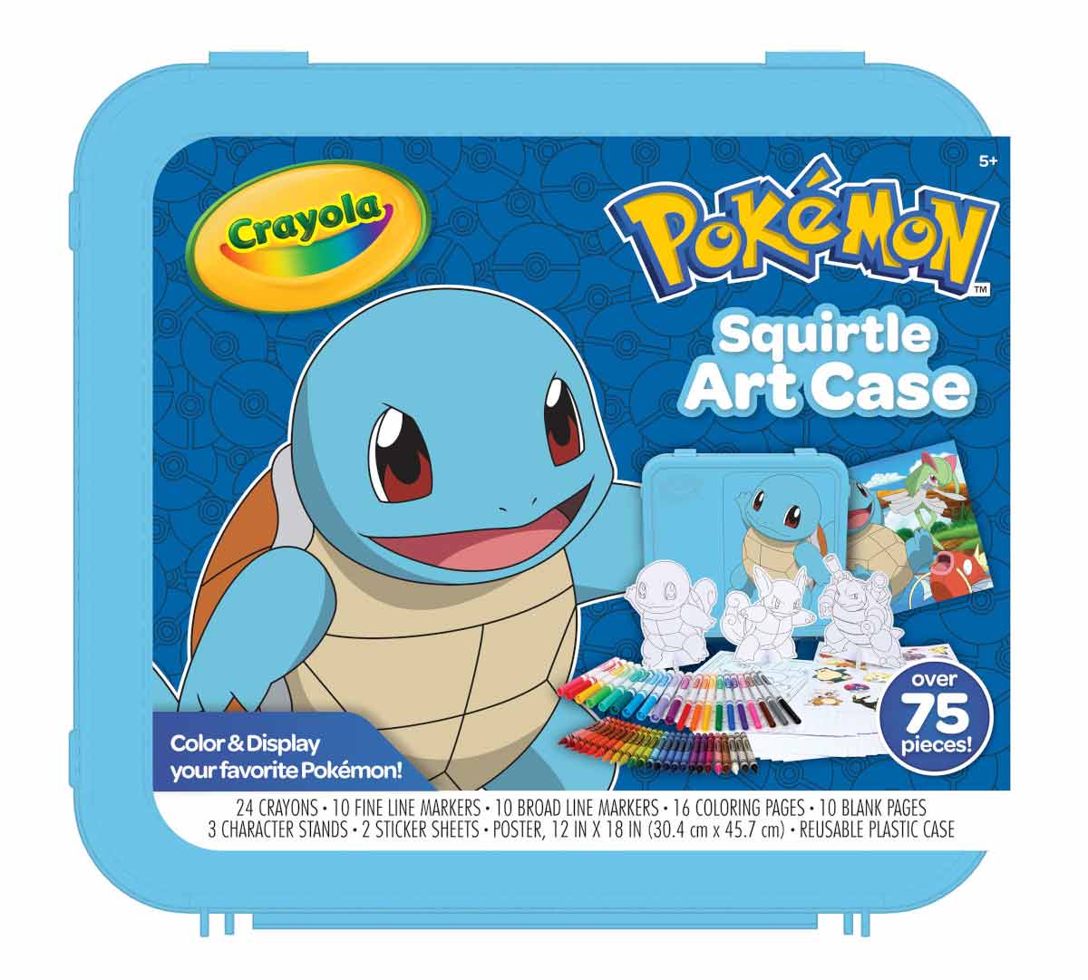 Pokãmon coloring art case squirtle pcs