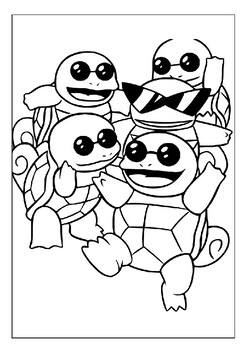 Inspire imagination squirtle coloring pages collection for young minds