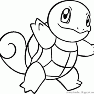 Squirtle coloring pages printable for free download