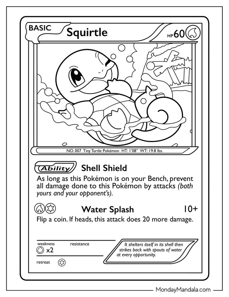 Squirtle coloring pages free pdf printables pokemon coloring sheets pokemon coloring pages coloring pages