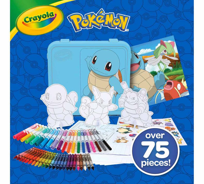 Pokãmon coloring art case squirtle pcs
