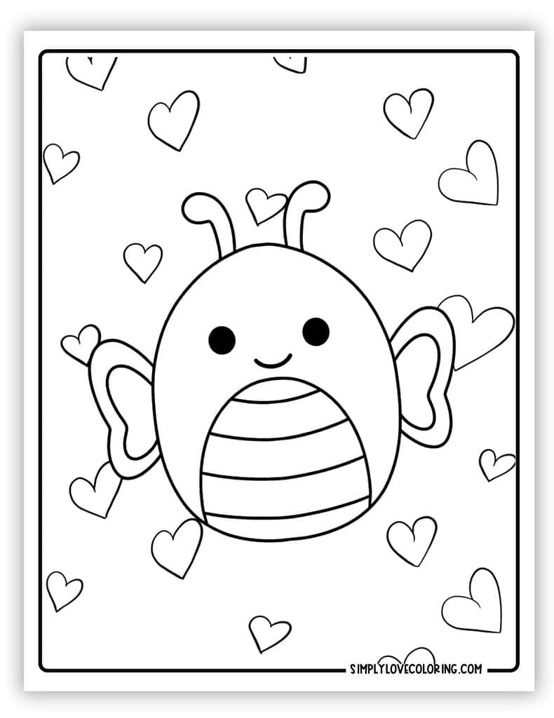 Squishmallow coloring pages free pdf printables